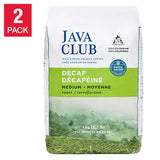 Java Club 100% Colombian Whole Bean Decaf Arabica Coffee, 2-pack ($1.05 / Ounce)