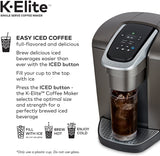 Keurig K-Elite Plus+ Brushed Silver Bundle with My K-Cup Reusable Coffee Filter