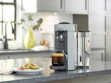 Nespresso VertuoPlus Deluxe Coffee and Espresso Machine by De'Longhi with Aeroccino, Silver
