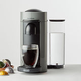 Nespresso VertuoPlus Deluxe Coffee and Espresso Machine by De'Longhi with Aeroccino, Silver