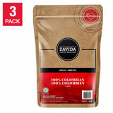 Zavida® - 100% Colombian Whole Bean Coffee 3 x 907 g Bags