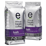Ethical Bean Coffee Lush Medium Dark Roast Whole Bean Coffee, 2-pack ($0.87/Ounce) On Sale