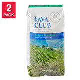 Java Club 100% Colombian Whole Bean Arabica Coffee, 2-pack 3 lb ($0.82/Ounce)