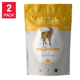 William Spartivento Colombian Light Roast Fairtrade and Organic Whole Bean Coffee, 2-pack  ( $0.98 / Ounce)