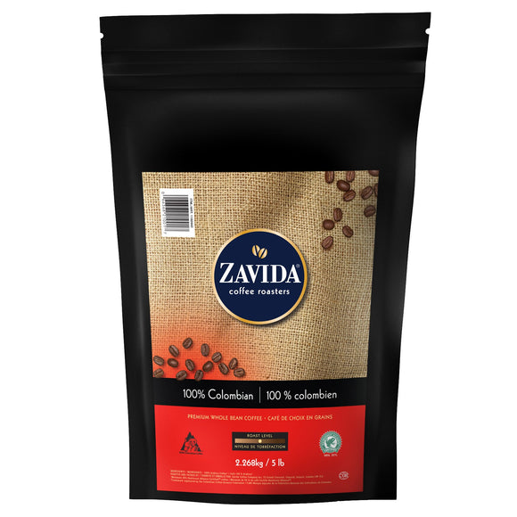 Zavida® - Colombian Whole Bean Coffee 2 x 5 lb Bags